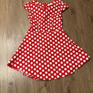 Gardenwed Cap Sleeve "Minnie" Skater polka Dress